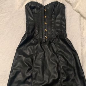Urban outfitters leather dress